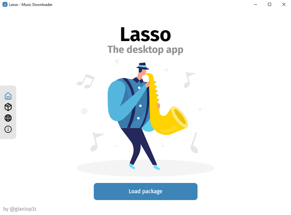 Screenshot of the Lasso project